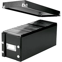 Vaultz Snap-N-Store CD Storage Box Black