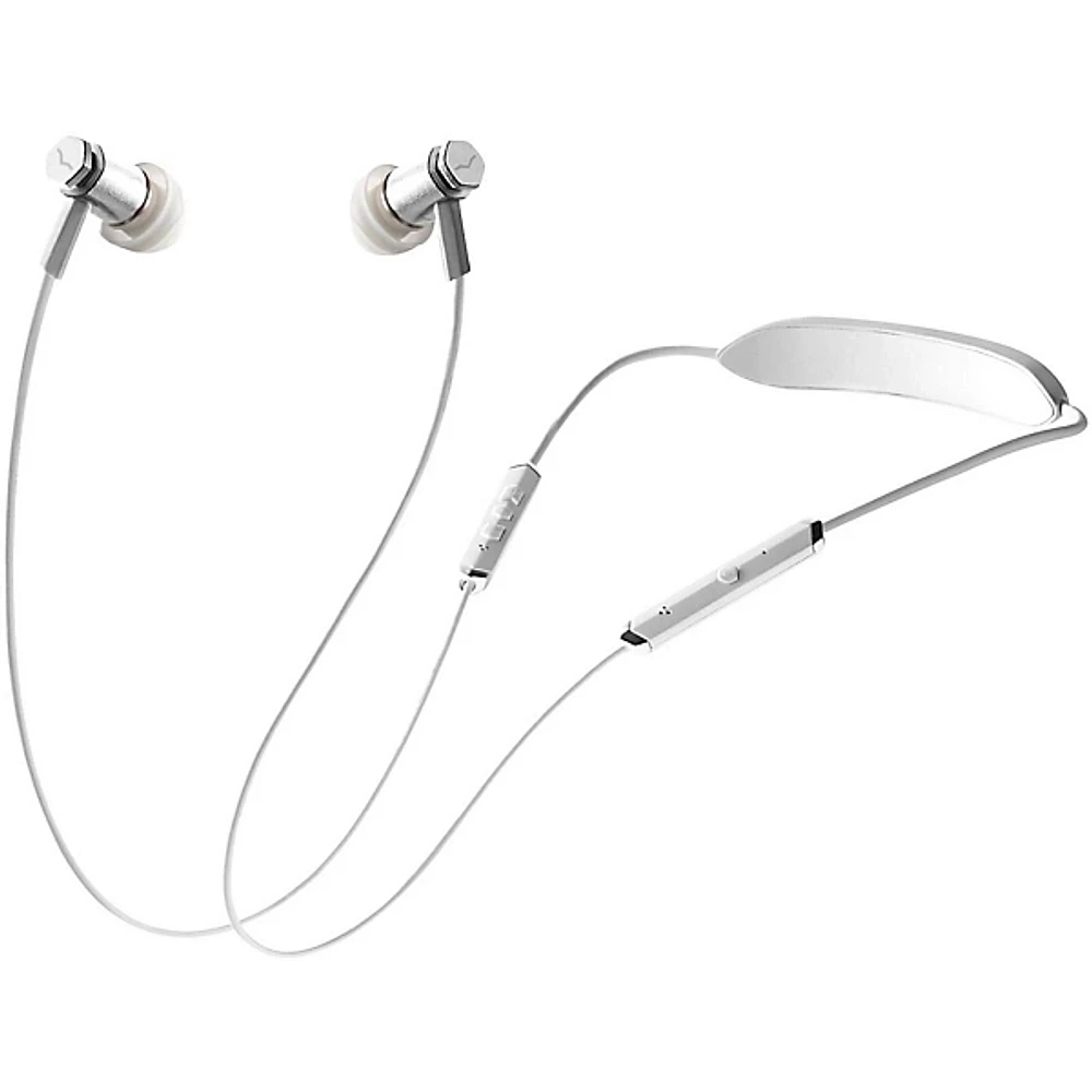 V-MODA Forza Metallo Wireless Bluetooth In-Ear Headphones Silver