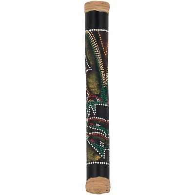 Pearl in. Bamboo Rainstick in Hand-Painted Hidden Spirit Finish