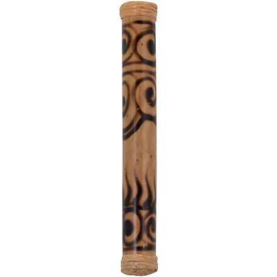 Pearl in. Bamboo Rainstick in Hand-Painted Rhythm Water Finish