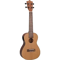 Open Box Mitchell MU50SE Acoustic-Electric Concert Ukulele with Solid Cedar Top Level 1 Natural