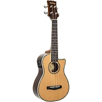 Mitchell MU70CE Cutaway Acoustic-Electric Concert Ukulele Natural