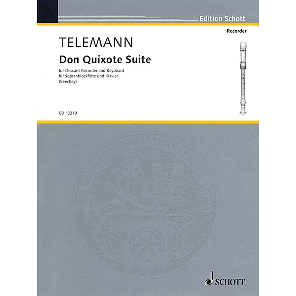 Schott Don Quixote Suite (for Descant Recorder and Piano) Woodwind Series Softcover