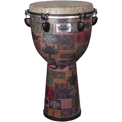 Remo Apex Djembe Drum 12 x 22 in. Red Kinte