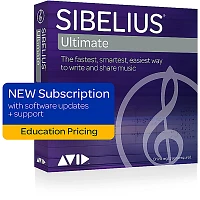 Avid Sibelius Ultimate NEW 1-Year Subscription with Updates + Support for Students/Teachers (Download)