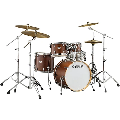 Yamaha Tour Custom Maple 4-Piece Shell Pack With 20" Bass Drum Chocolate Satin