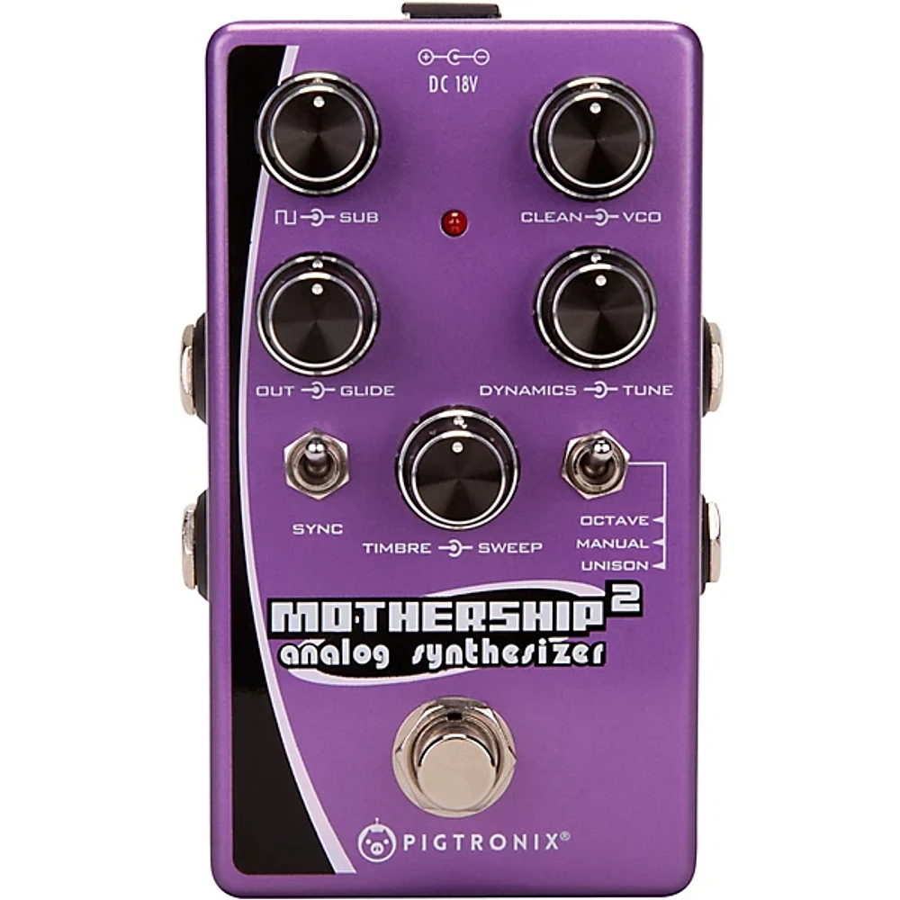 Open Box Pigtronix Mothership 2 Analog Synthesizer Pedal Level 1