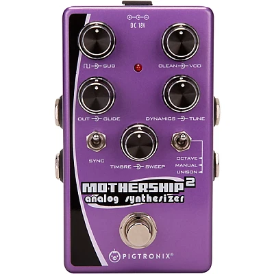 Open Box Pigtronix Mothership 2 Analog Synthesizer Pedal Level 1