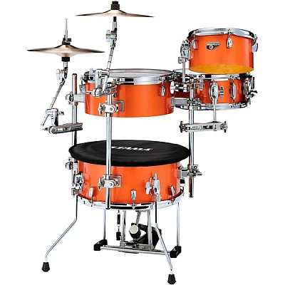 TAMA Cocktail-JAM 4-Piece Shell Pack With Hardware Bright Orange Sparkle