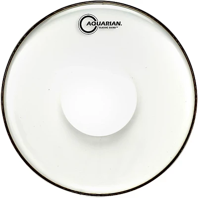 Aquarian Classic Clear With Power Dot Tom Head 8 in.