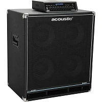 Acoustic B410C Classic 400W 4x10 Bass Speaker Cabinet Black