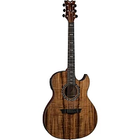 Dean Exhibition Koa Acoustic-Electric Guitar Natural