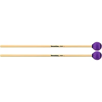 Innovative Percussion Rattan Marimba/Vibraphone Mallets Medium Purple Cord