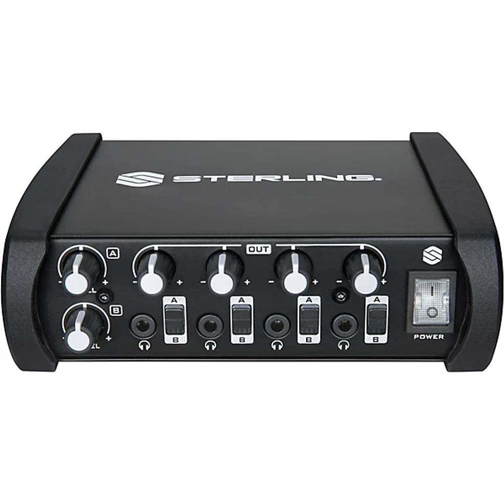 Open Box Sterling Audio 4 Channel Professional Headphone Amplifier Level 1