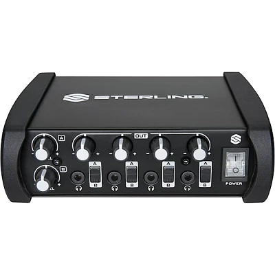 Open Box Sterling Audio 4 Channel Professional Headphone Amplifier Level 1
