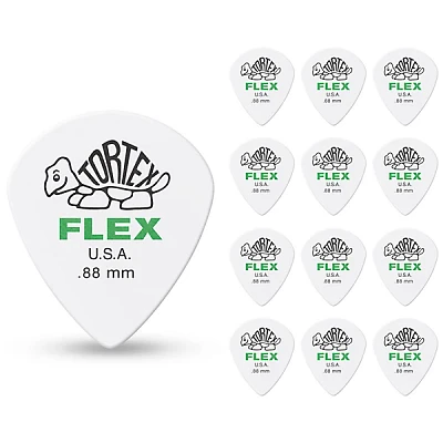 Dunlop 468 Tortex Flex Jazz III .88 mm 12 Pack