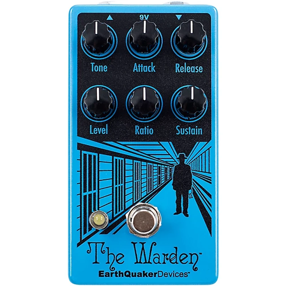 EarthQuaker Devices The Warden V2 Optical Compressor Effects Pedal