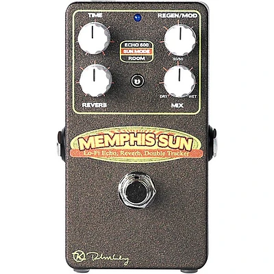 Open Box Keeley KSUN Memphis Sun Lo Fi Delay Reverb Effects Pedal Level 1