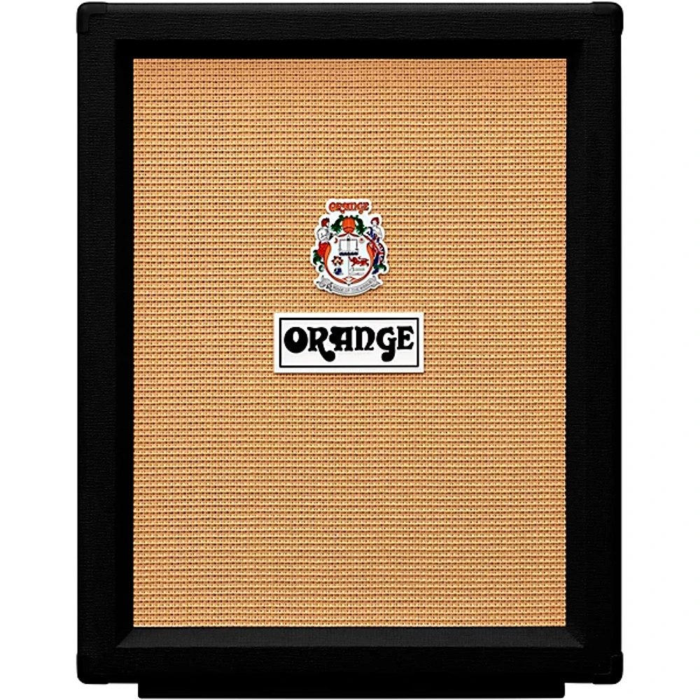 Orange Amplifiers PPC212V Vertical 2x12 Guitar Speaker Cabinet Black