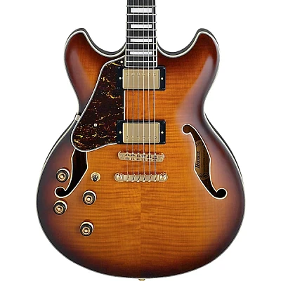 Ibanez AS93FML Artcore Expressionist Series Semi-Hollow Left-Handed Electric Guitar Violin Sunburst