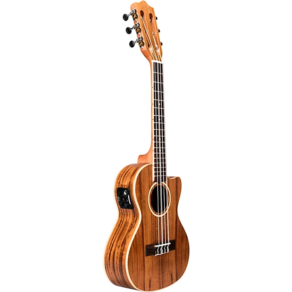 Lanikai ACST-6CET Acacia 6-String with Kula Preamp A E Ukulele Natural