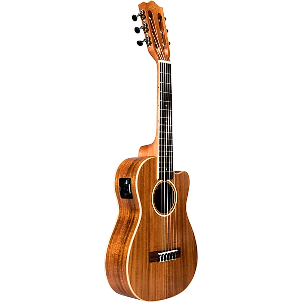 Lanikai ACST-CEG Acacia Guitelele with Kula Preamp A E Ukulele Natural