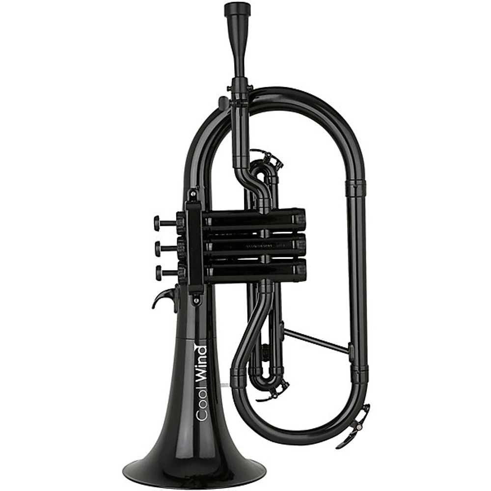 Cool Wind CFG-200 Series Plastic Bb Flugelhorn Black