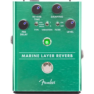 Open Box Fender Marine Layer Reverb Effects Pedal Level 1