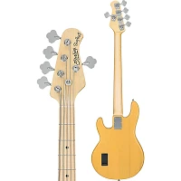 Sterling by Music Man StingRay Classic RAY25 Maple Fingerboard 5-String Electric Bass Guitar Butterscotch