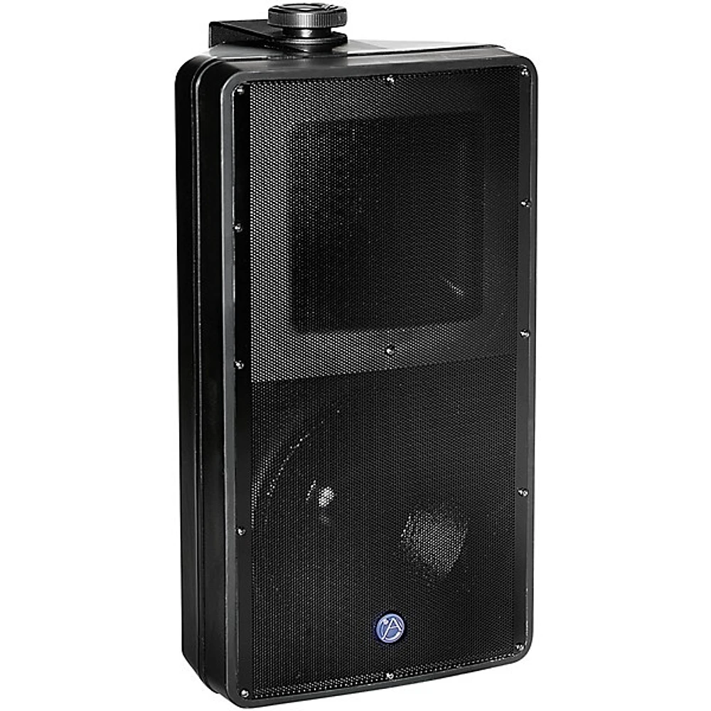 Atlas Sound SM82T 8" 2-Way Weather-Resistant Speaker With 70.7V/100V-60W Transformer, 8-ohm Bypass Black