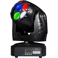 Eliminator Lighting Stealth Craze Moving-Head Mini Beam Light with Color Wheels Black