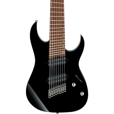 Ibanez RGMS8 Multi-Scale 8-String Electric Guitar Black