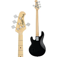 Sterling by Music Man StingRay RAY4 Maple Fingerboard Electric Bass Guitar Satin Vintage Sunburst Black Pickguard