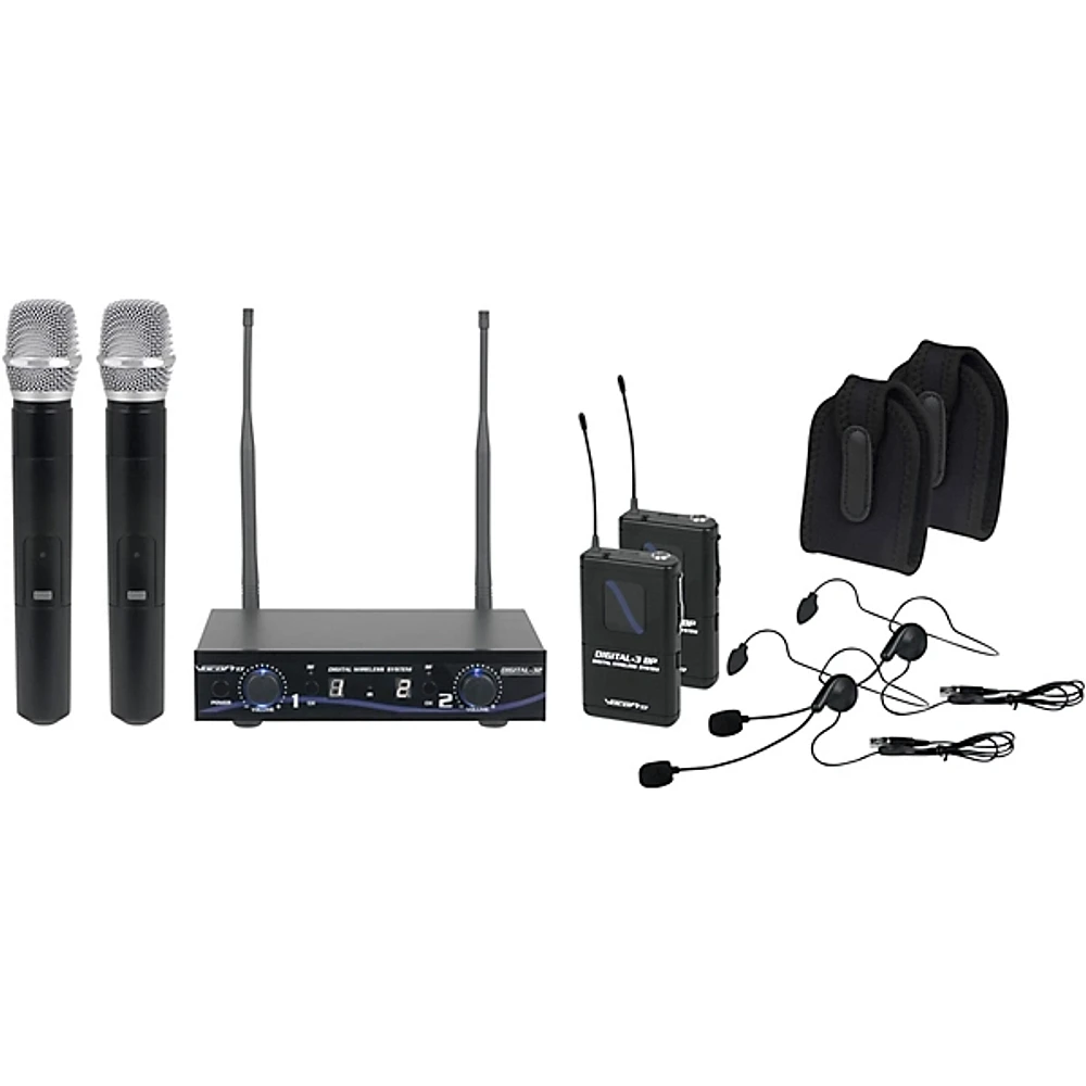 Open Box VocoPro DIGITAL-ULTRA-32 Dual-Channel Wireless System, 902-927.2mHz Level 2  197881062743