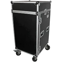 ProX T-18MRSS 18U Rack x 10U Top Mixer DJ Combo ATA Flight Case 18 RU Space