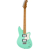 Reverend Descent W Maple Fingerboard Baritone Electric Guitar Oceanside Green