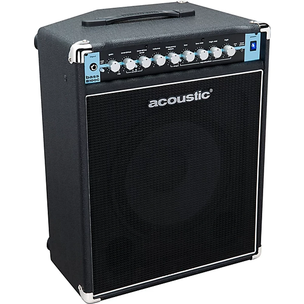 Acoustic B100C 1x12 100W Bass Combo With Tilt-Back Cab Black