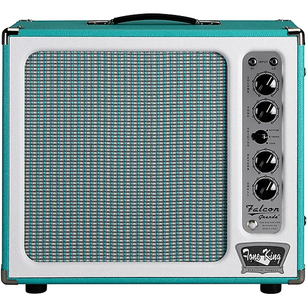 Tone King Falcon Grande 20W 1x12 Tube Guitar Combo Amp Turquoise