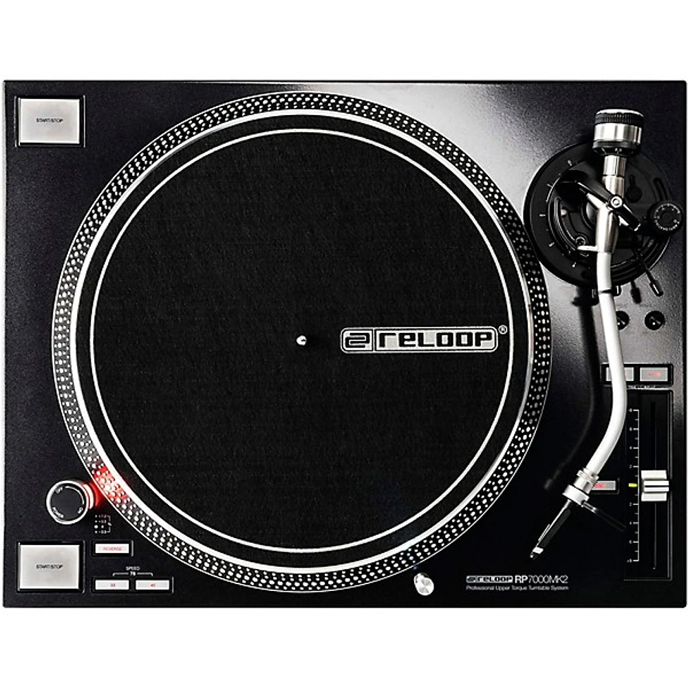 Reloop RP-7000 MK2 Professional Direct-Drive DJ Turntable Black