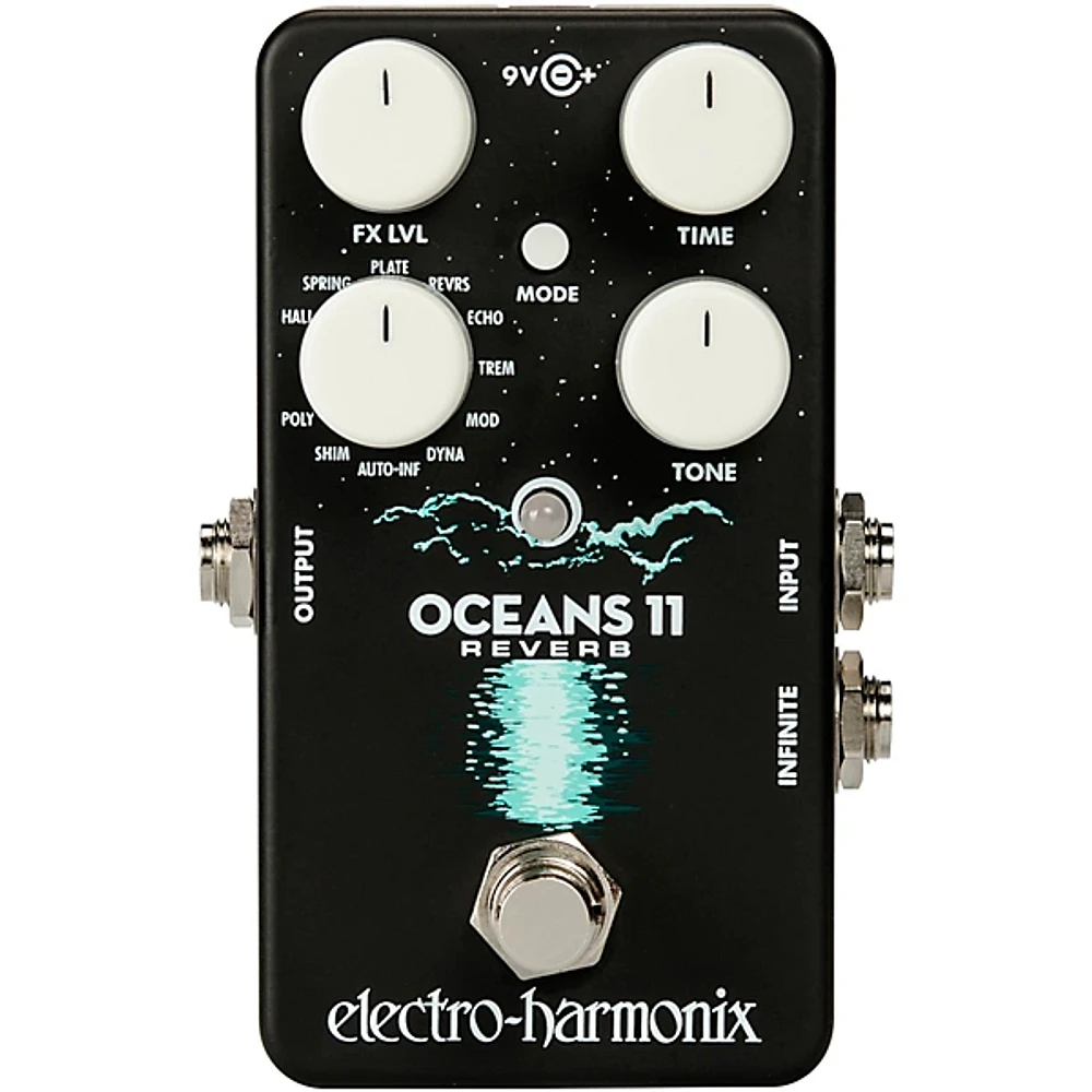 Open Box Electro-Harmonix Oceans 11 Multifunction Digital Reverb Effects Pedal Level 1