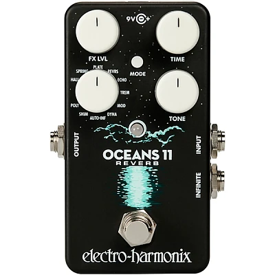 Open Box Electro-Harmonix Oceans 11 Multifunction Digital Reverb Effects Pedal Level 1