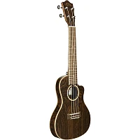 Lanikai FBCET-C Figured Bocote Thin Body Concert Acoustic-Electric Ukulele Satin Finish