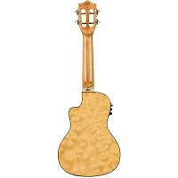 Lanikai QM-CEC Quitled Maple Concert Acoustic-Electric Ukulele Natural