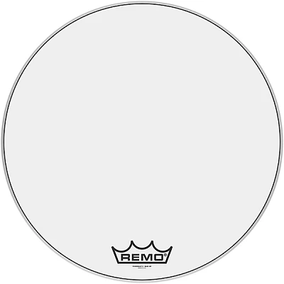 Remo Powermax 2 Ultra White Crimplock Bass Drum Head 26 in.