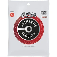 Martin MA540T Lifespan 2.0 Phosphor Bronze Light Authentic Acoustic Guitar Strings