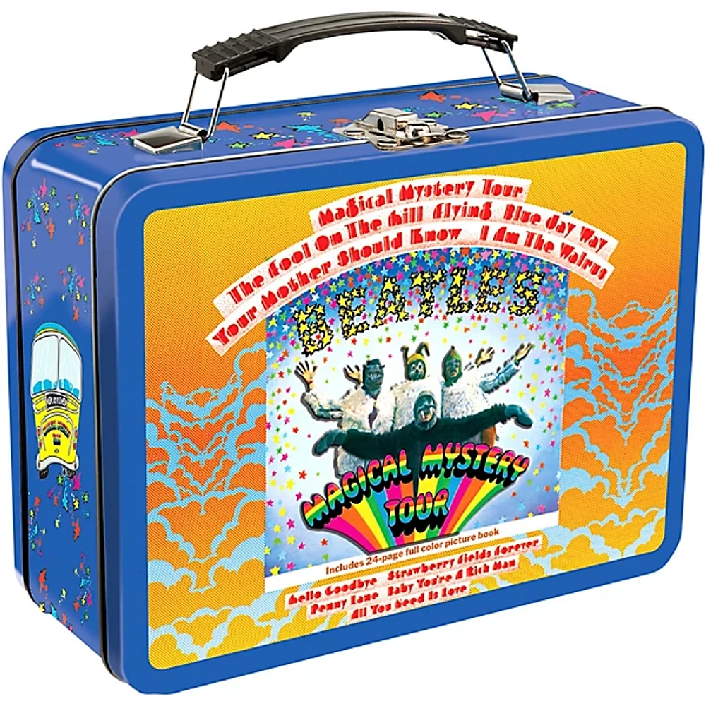 Vandor The Beatles Magical Mystery Tour Large Tin Tote