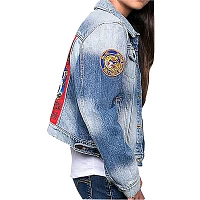 Dragonfly Clothing Jimi Hendrix - Mayall - King - Flying Eye Girls Denim Jacket X Large