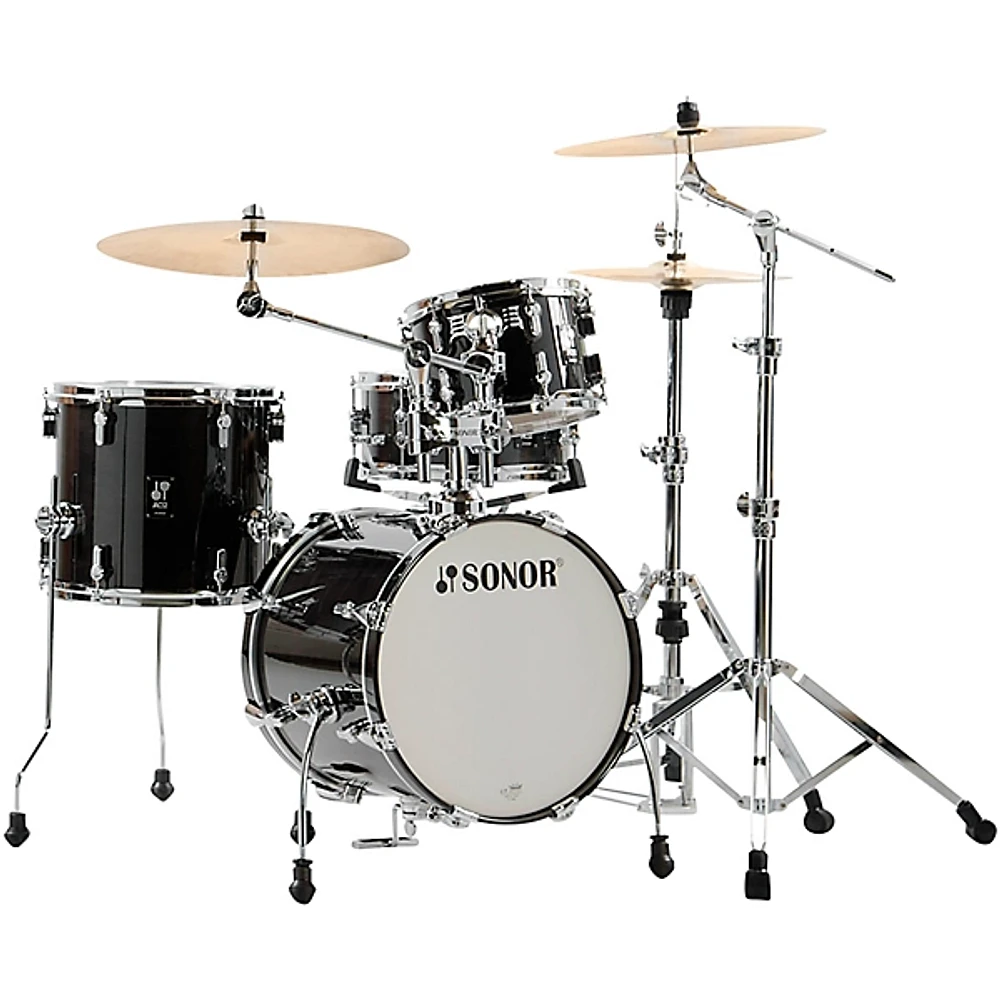 SONOR AQ2 Safari Maple 4-Piece Shell Pack Transparent Black