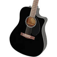 Fender CD-60SCE Dreadnought Acoustic-Electric Guitar Black