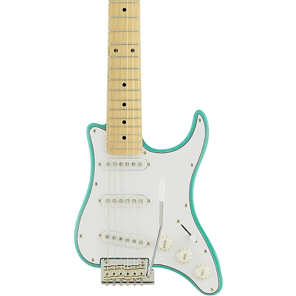 Traveler Guitar Travelcaster Deluxe Electric Travel Guitar Surf Green